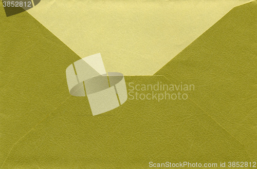 Image of Green envelope isolated