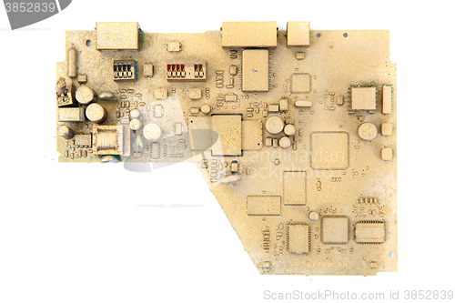 Image of golden logic circuit