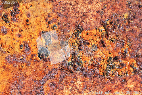 Image of abstract rust texture