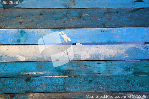 Image of abstract blue wooden texture