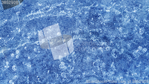 Image of Natural blue ice texture