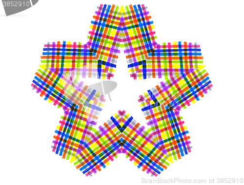 Image of Color abstract shape