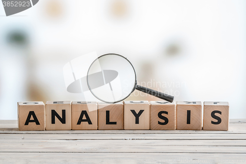 Image of Analysis with a magnifying glass