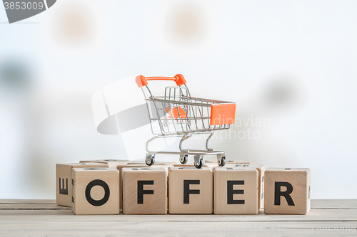 Image of Special offer with a shopping cart