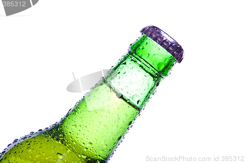 Image of bottle closeup isolated