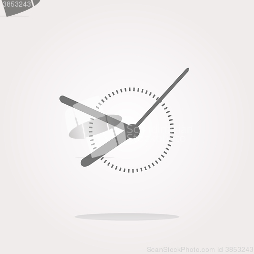 Image of vector Clock icon web button sign. Web Icon Art. Graphic Icon Drawing