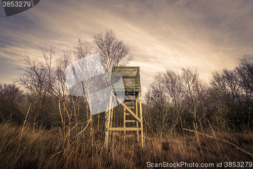 Image of Hunting tower in the dusk