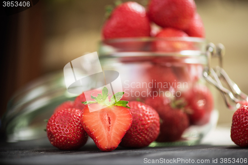 Image of Fresh ripe strawberry