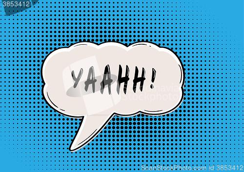 Image of YAAHH comic bubble