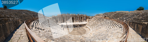 Image of photo of ancient theatre in the city Hierapolis
