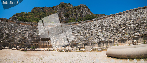 Image of Ancient lycian Myra rock tomb