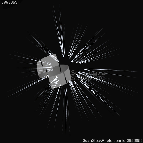 Image of Explode Flash, Cartoon Explosion, Star Burst