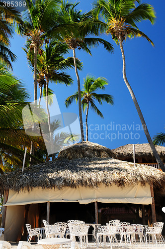 Image of Restaurant on tropical beach