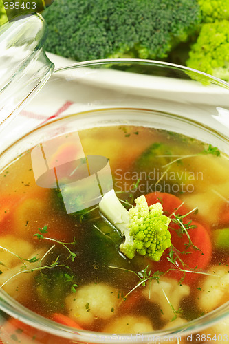 Image of Healthy food - vegetable soup