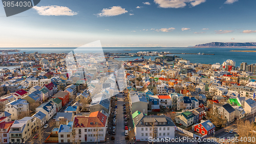 Image of Reykjavik from above
