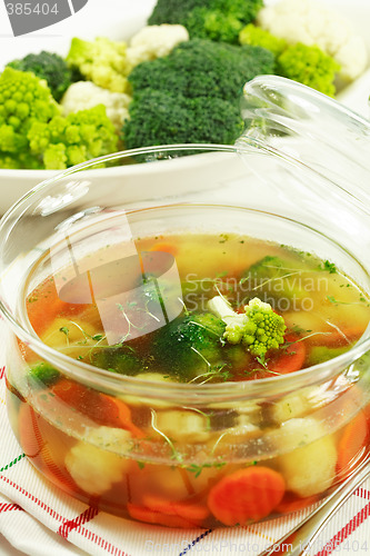 Image of Healthy food - vegetable soup