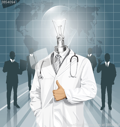 Image of Vector Doctor With Stethoscope