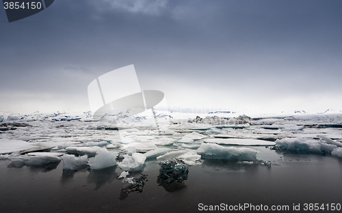 Image of Icebergs at glacier lagoon 