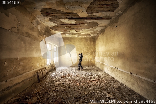 Image of Abandoned building interior