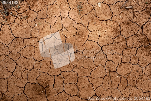 Image of Dry soil closeup