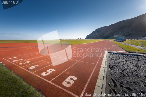 Image of Running track outdoors