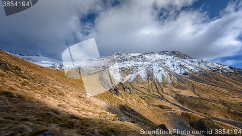 Image of Scenic mountain landscape shot
