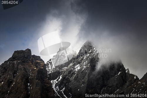 Image of Scenic mountain landscape shot