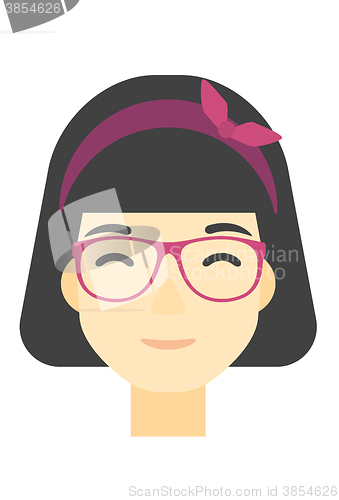 Image of Smiling happy woman.