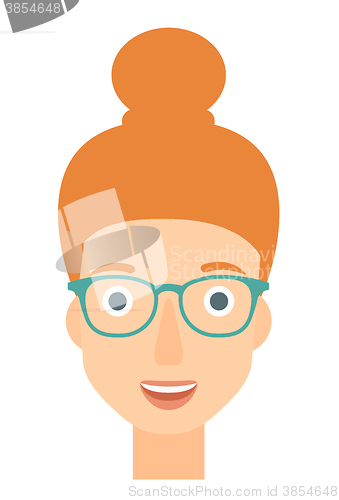 Image of Smiling happy woman.