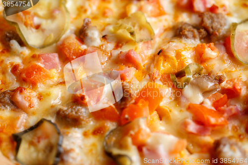 Image of Pizza closeup