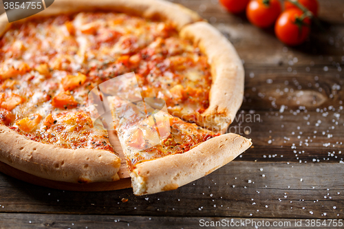 Image of Delicious italian pizza
