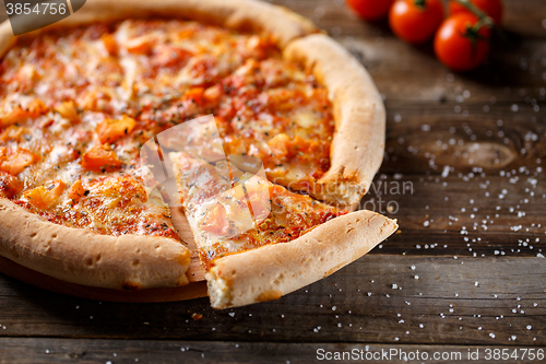 Image of Delicious italian pizza