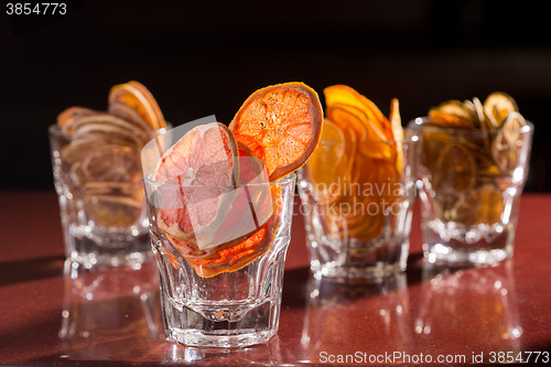 Image of Assorted Cookies and Citrus Fruit Chips