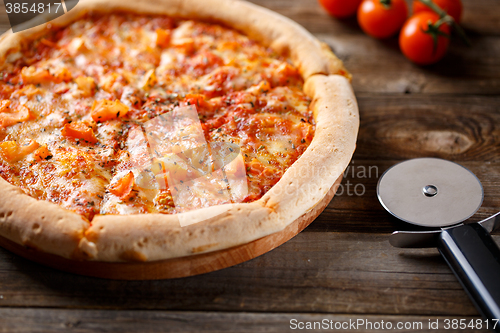 Image of Delicious italian pizza