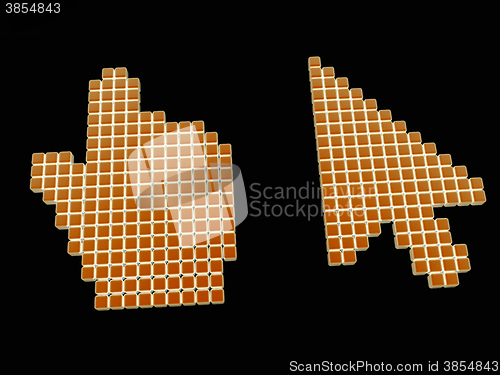 Image of Set of Link selection computer mouse cursor