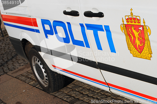 Image of Norwegian police car