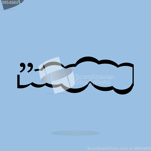 Image of Vector Quotation Mark Speech Bubble. vector quote sign icon