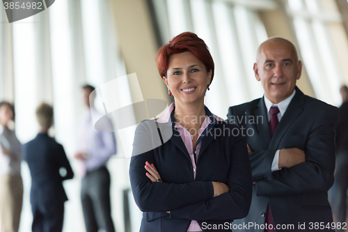 Image of diverse business people group  at office