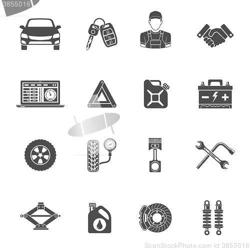 Image of Car Service Vector Icons Set