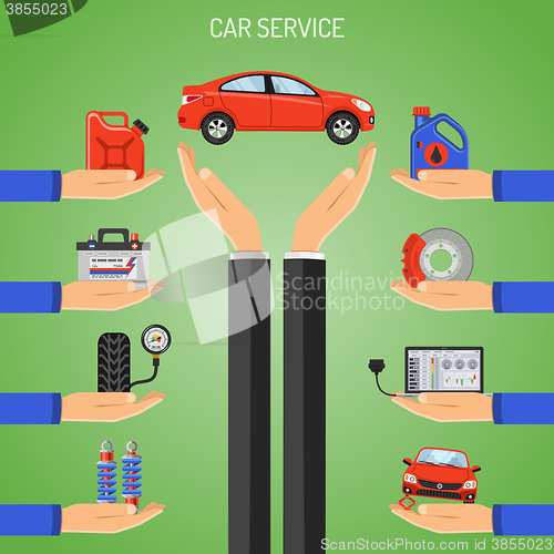 Image of Car Service Concept