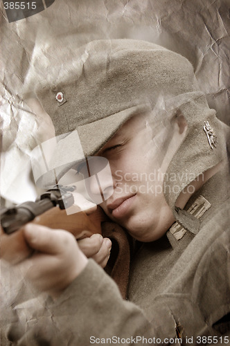 Image of WWII german soldier