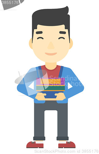 Image of Man holding folders.