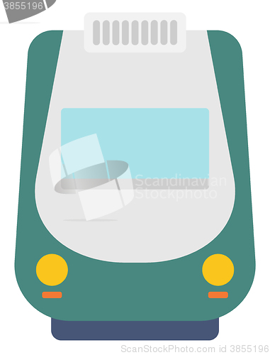 Image of Modern high speed train.