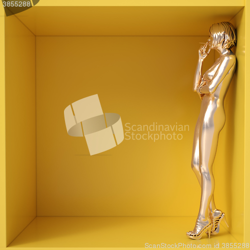 Image of Yellow and woman