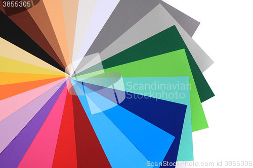 Image of color papers background