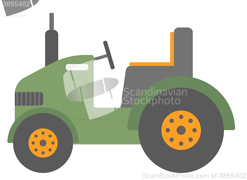 Image of Green agricultural machinery 