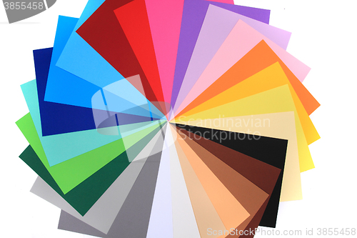 Image of color papers background