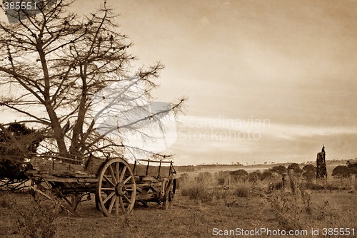 Image of old wagon
