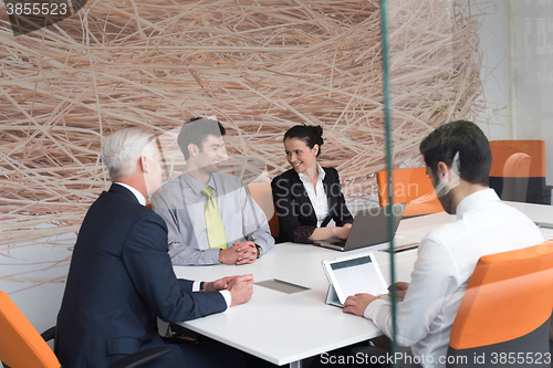 Image of business people group brainstorming on meeting