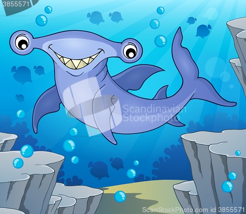 Image of Hammerhead shark theme image 2